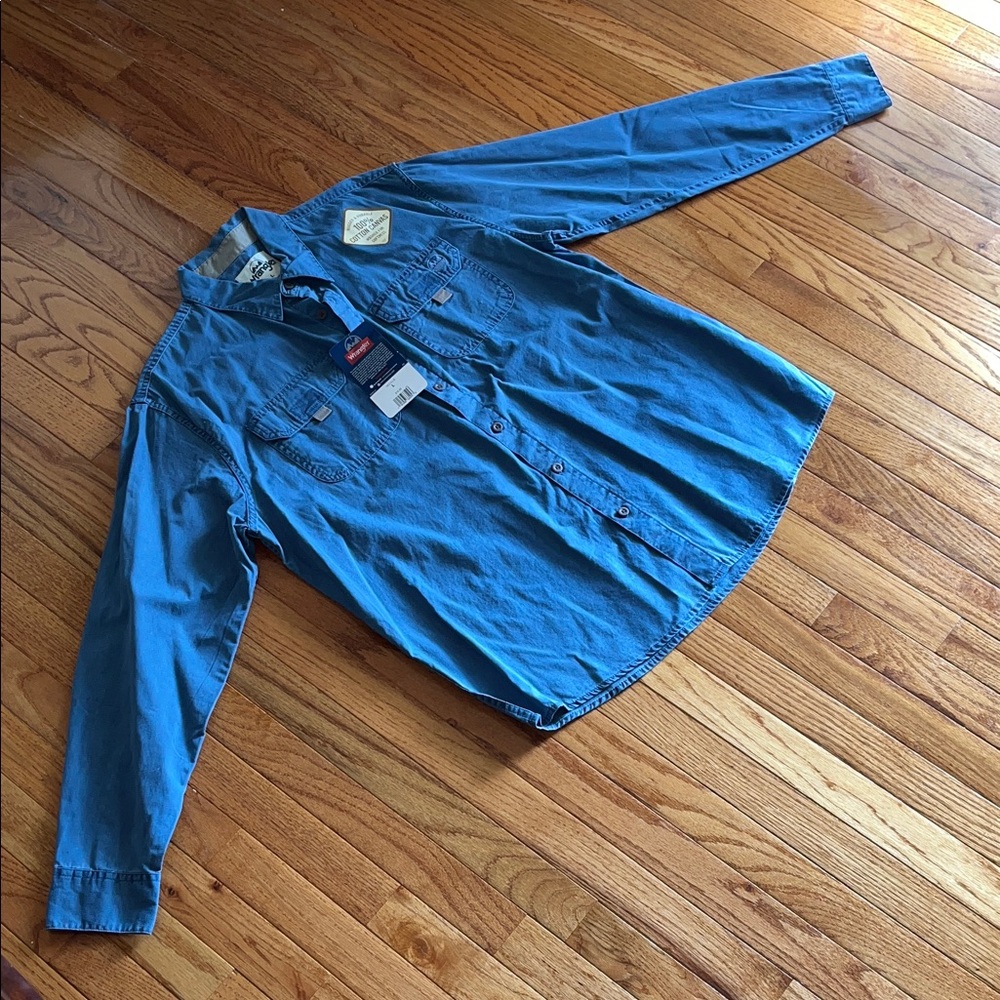 Wrangler Classic Blue Denim Shirt